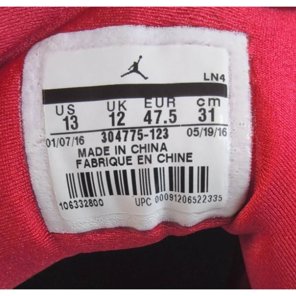 Nike Air Jordan 7 Retro Tinker Alternate Mens US 13 Used Red White & Blue #W5208